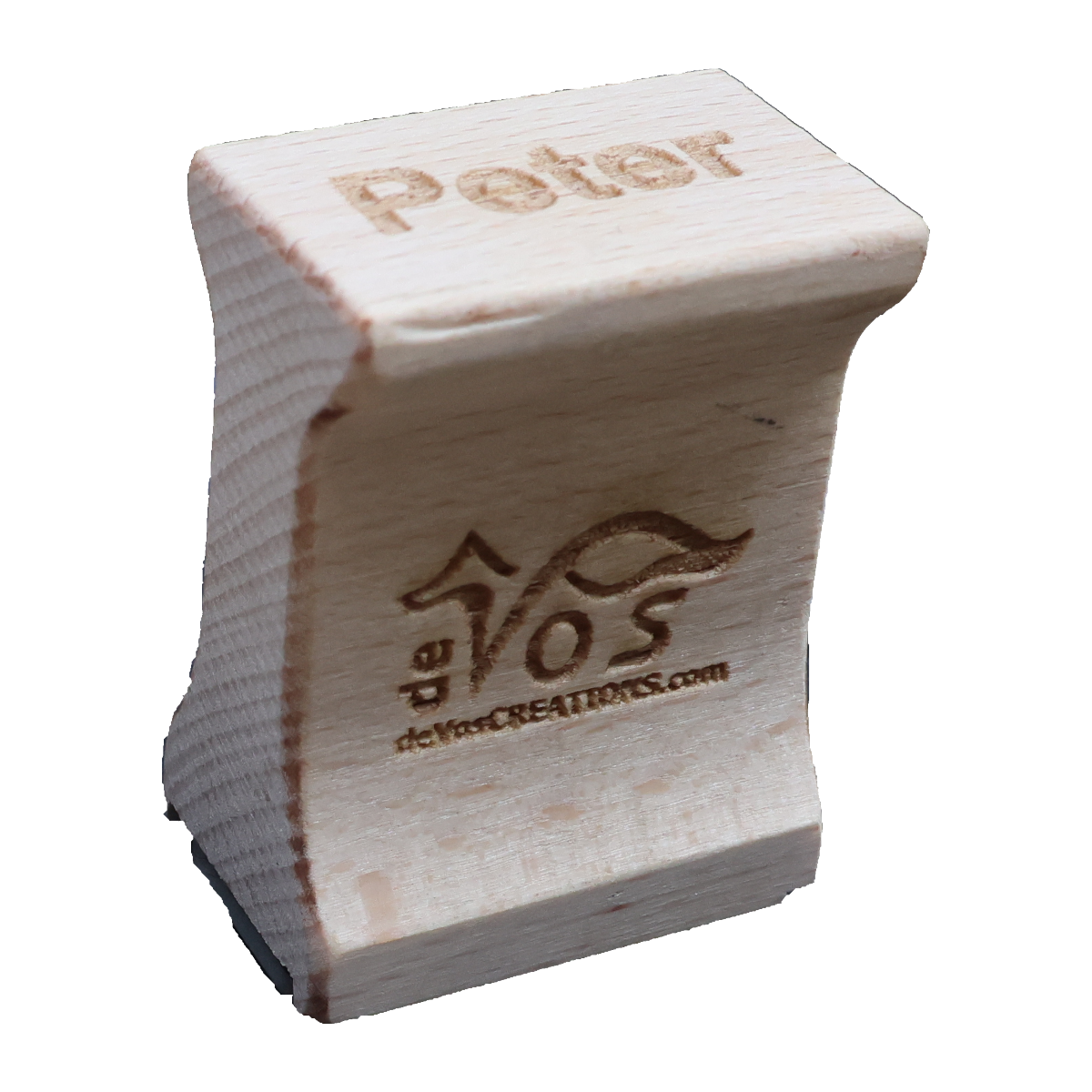 rubber stamp with custom engraving