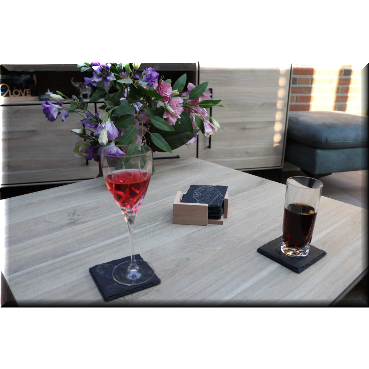 slate coaster "roaring lion head" slate coaster "roaring lion head"